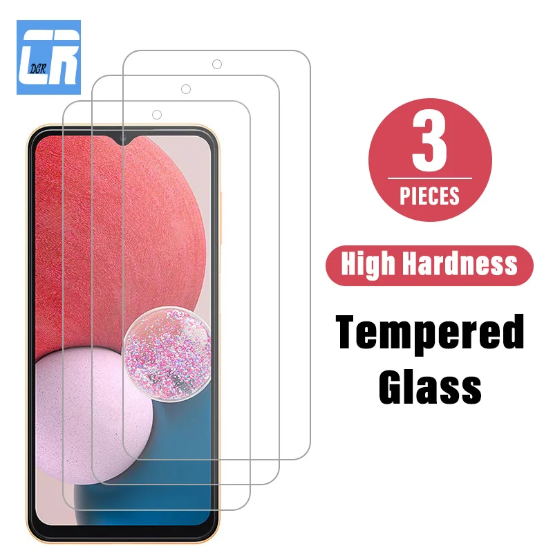 

1-3 шт., Защитное стекло для Samsung S22 S21 S20 FE A13 A12 A53 A33 A52S A73 A03 A04 M13 M52 F13 F23