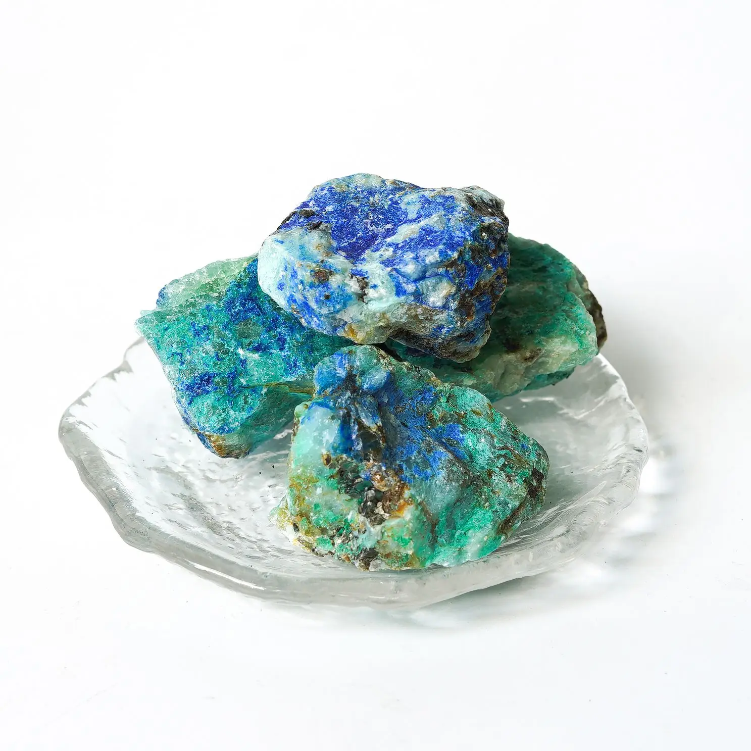 

50g Natural Irregular Mineral Raw Phoenix Chrysocolla Energy Healing Stone Aquarium Garden Ornament Decoration Crystal Specimen