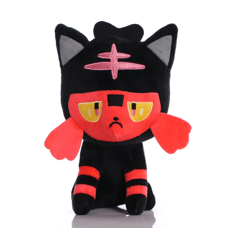 

Kawaii Pokemon Plush Stuffed Pikachu Animal Toy Litten Cute Plush Doll Room Decor Christmas Birthday Gift for Children