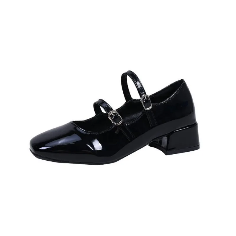 2024 New Summer Women Flats Heel Shoes Fashion Square Toe Shallow Ladies Mary Jane Ballerinas Casual Loafers Female Ballet Mujer 6