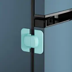 Refrigerator Lock Strong Adhesive Anti-opening One Click Unlock Removable Child Safety Lock Cabinet Locks Living Room Supply