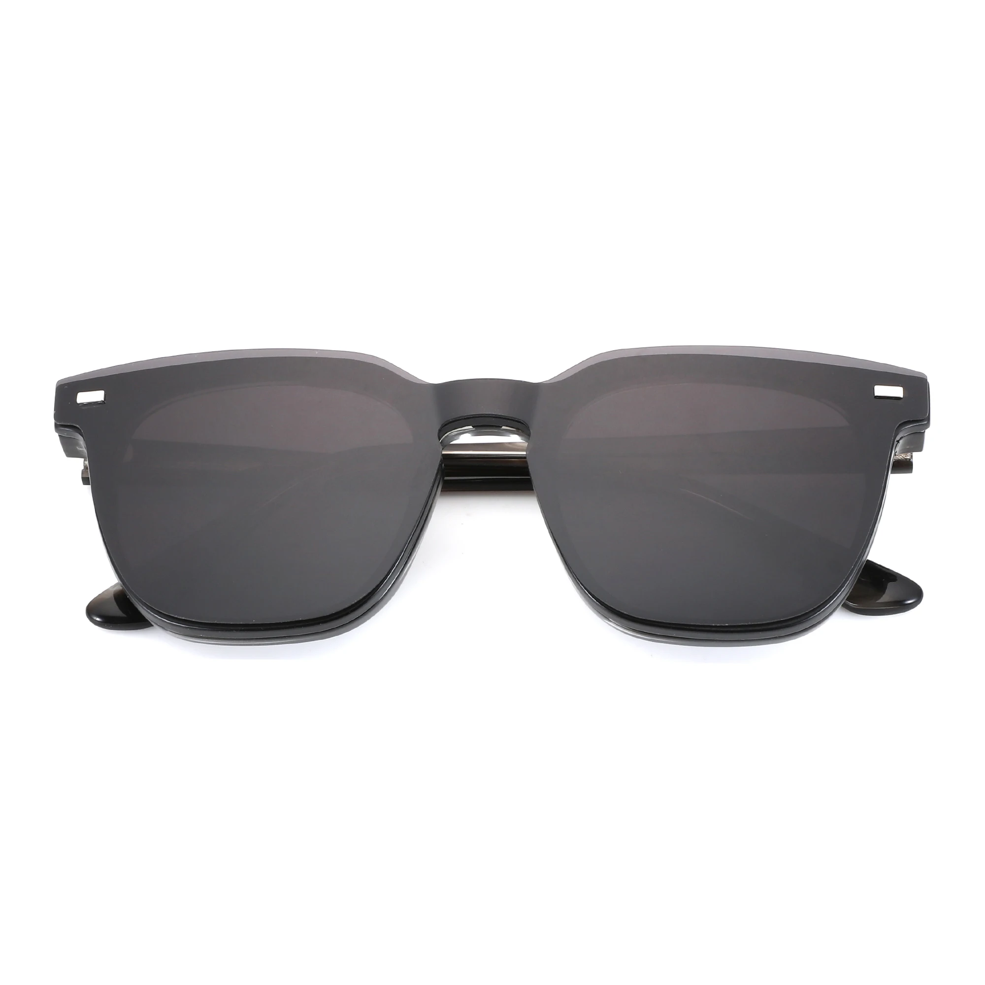 ZENOTTIC (L-Größe) Magnetische polarisierte Clip-On-Korrekturbrille für Vintage-Acetat-Herren-Sonnenbrillen, quadratische Sonnenbrillen für Herren – Detail 8