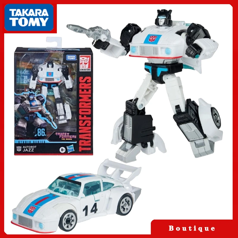 In Stock Transformers Toys Studio Series Ss86-01 Deluxe Class Autobot Jazz Action Figures Regali Da Collezione Hobby Classici