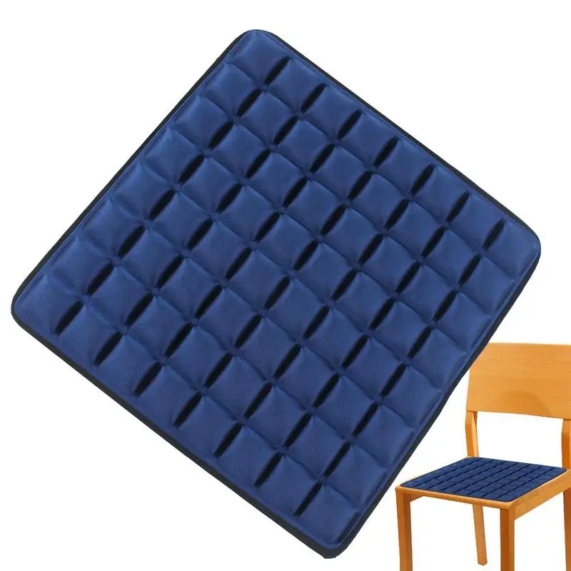 

Подушка для сиденья, хлопковая Нескользящая подушка для сиденья 3D, Подушка для стула 17, 7 х17, 7 дюймов, эргономичные подушки для сиденья с поддержкой ягодиц для автомобилей