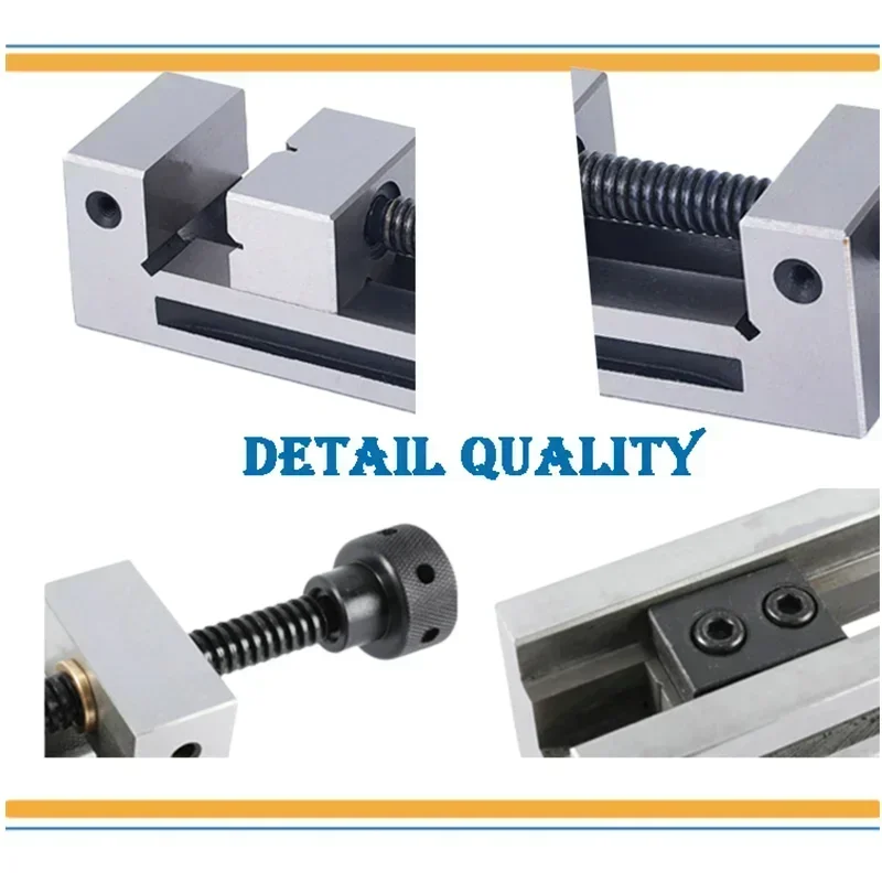 QGG50 Vise Precision Tool Maker 2 Inch Mini Machine Right Angle Mirror Grinder CNC Vise Grab Tong Surface Grinder Milling 4