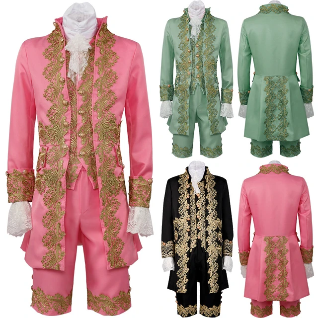 18th Century Costume Men Court Suit Medieval Prince Costume Rococo  Victorian Wedding Suit Aristocrat Costume Festival Outfit - AliExpress