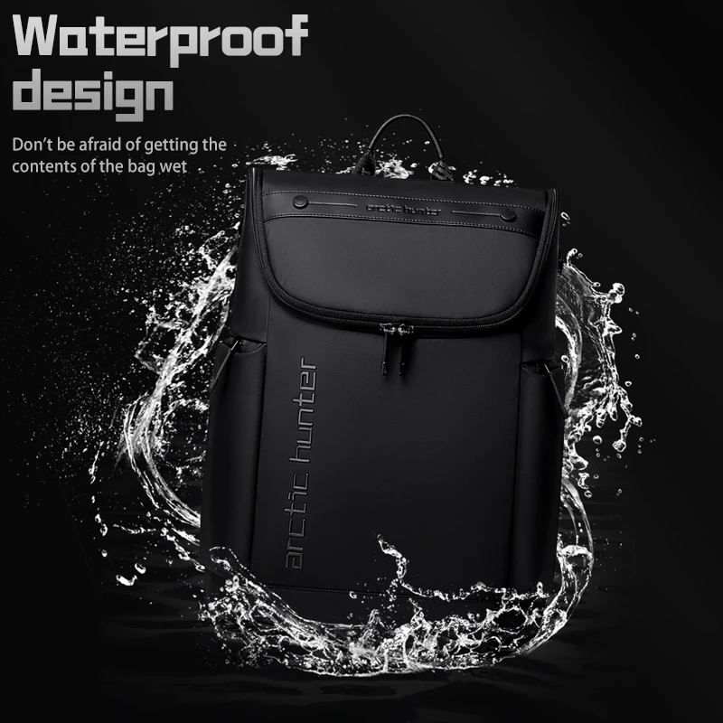ARCTIC HUNTER Smart Backpack Anti-Theft Bag Men's Charging Bag with USB Port Mochila Para Laptop Roll Top Backpack Bag 3