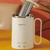 400ml Mini Travel Electric Cup Electric Kettle Multi-functional Office Health Cup 304 Stainless Steel Stew Cup Auto Keep Warm 4