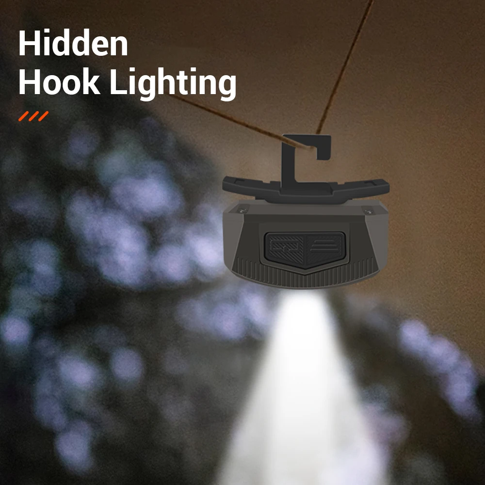 BORUiT Motion Sensor LED Headlamp Type-C Rechargeable Headlight Red Warning Light Head Torch Waterproof Camping Lantern with Hoo