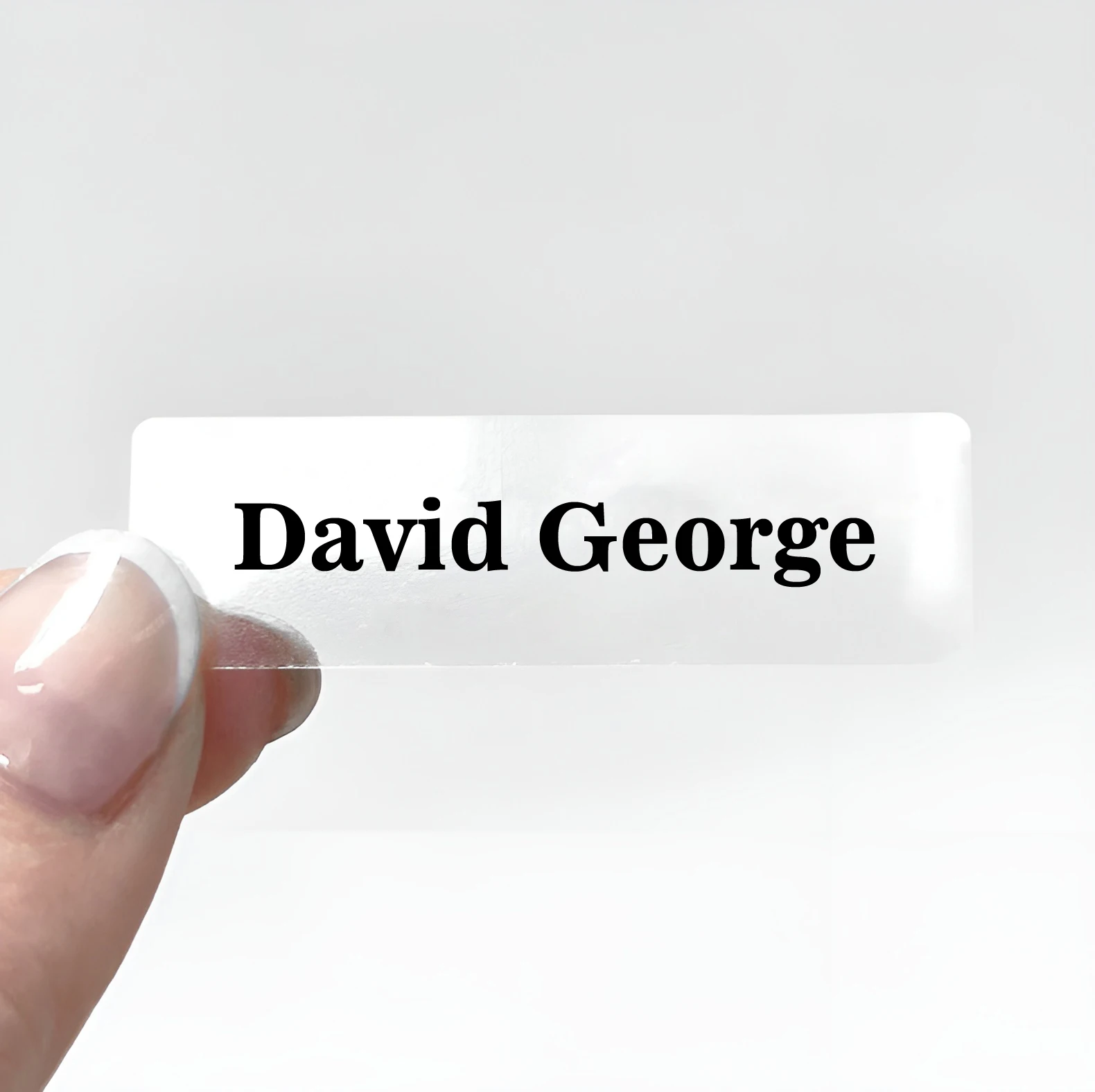 Stationery Stickers Name Stickers Child Transparent 50pcs