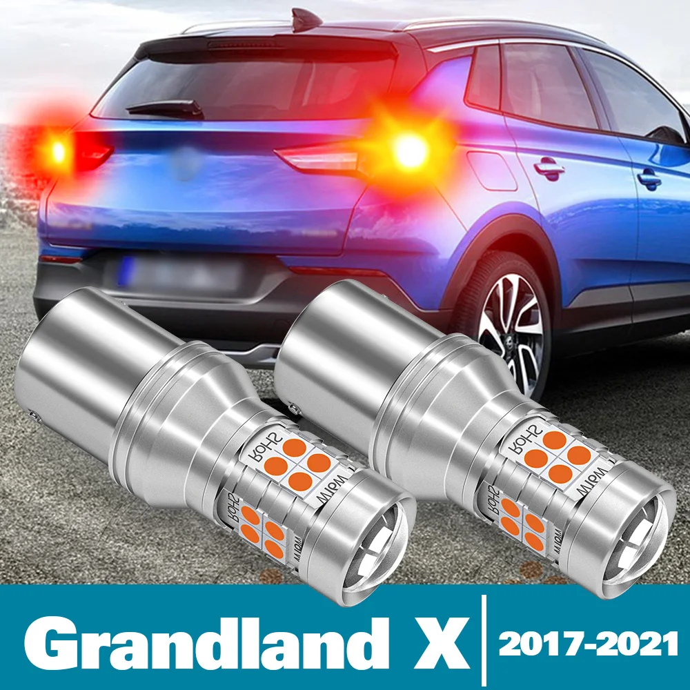 2pcsLEDBrakeLightForOpelGrandlandXAccessories201720182019