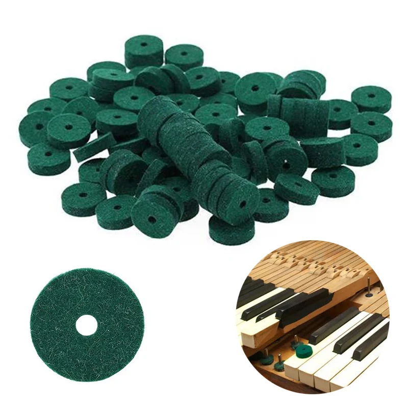 22mm Piano Felt Pads 90Pcs/set Wool Cushion Washers Leveling Key Musicial Instruments Accessories