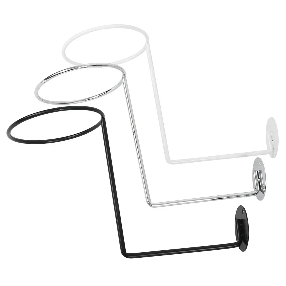 Steel Motorcycle Accessories Helmet Holder Hanger Rack Wall Mounted Hook For Coats Hats Caps Helmet Rack Black Mounts
