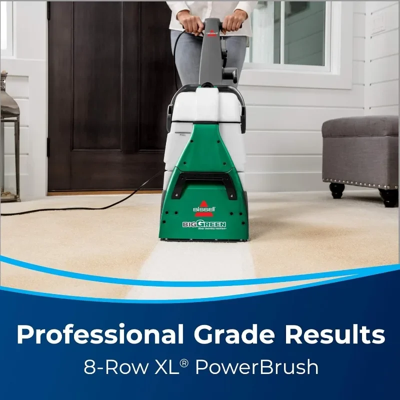BISSELL® Big Green® Professional Carpet Cleaner with XL DirtLifter PowerBrush, 9-inch Long Reach Hose, 6-inch Tough Stain Tool 4