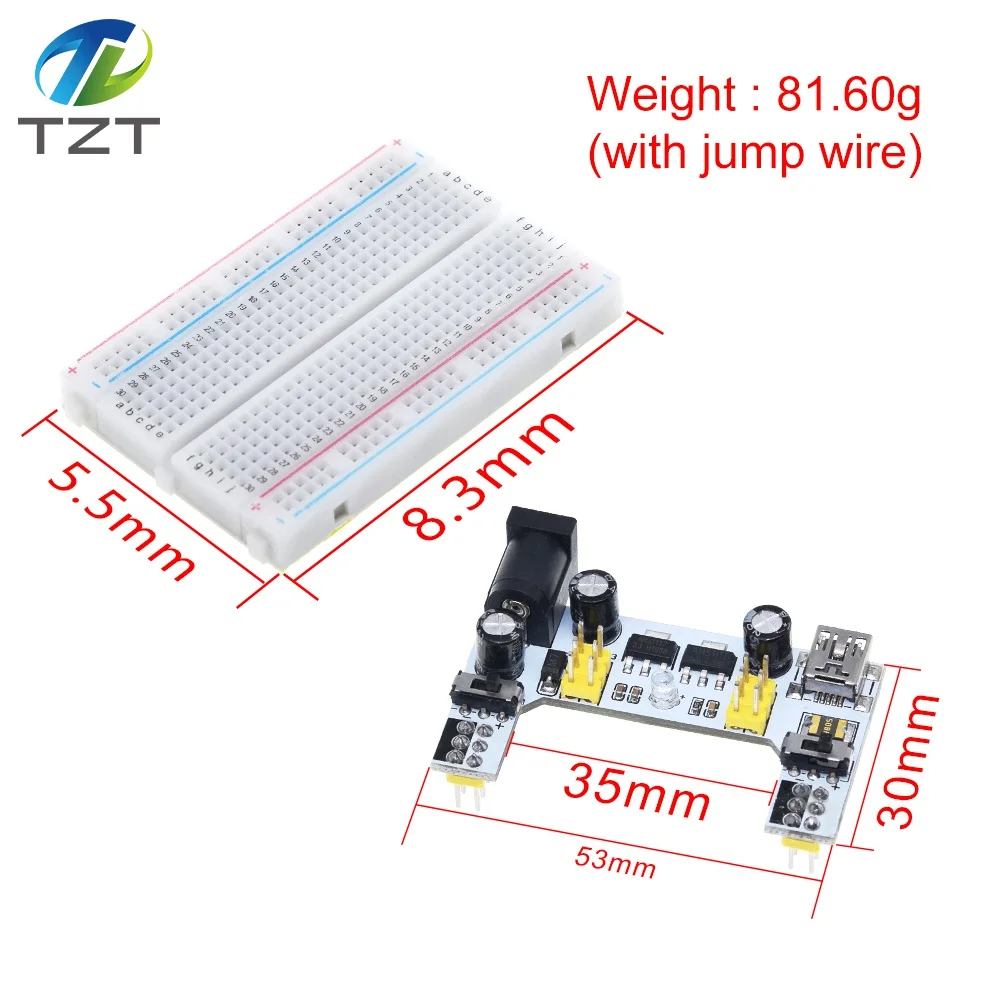 Modulo Di Alimentazione In Uscita 3,3 V 5 V Per Breadboard Senza Saldatura Mb102 - Foto 7