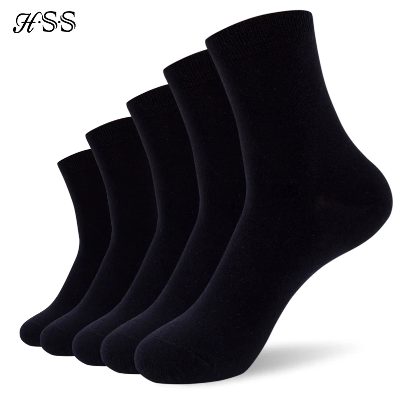10Pairs/Lot Business Men’s Cotton Socks New Style Black Casual Socks Soft Breathable Summer Winter Long Socks Plus Size (7-14) Best Sellers In Accessories