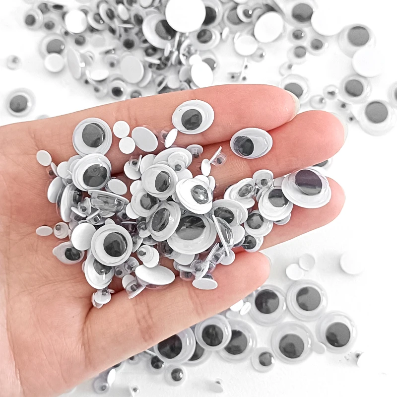 10pcs 50mm Wiggly Wobbly Googly Eyes Scrapbooking Crafts for DOLL -  AliExpress