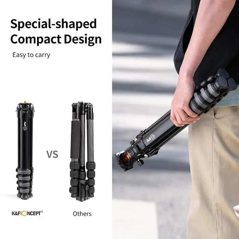 K & F Concept  Ʈ ˷̴ ī޶ ﰢ,  DSRL ī޶, ִ  177cm, 15kg, 33lbs  70 ġ