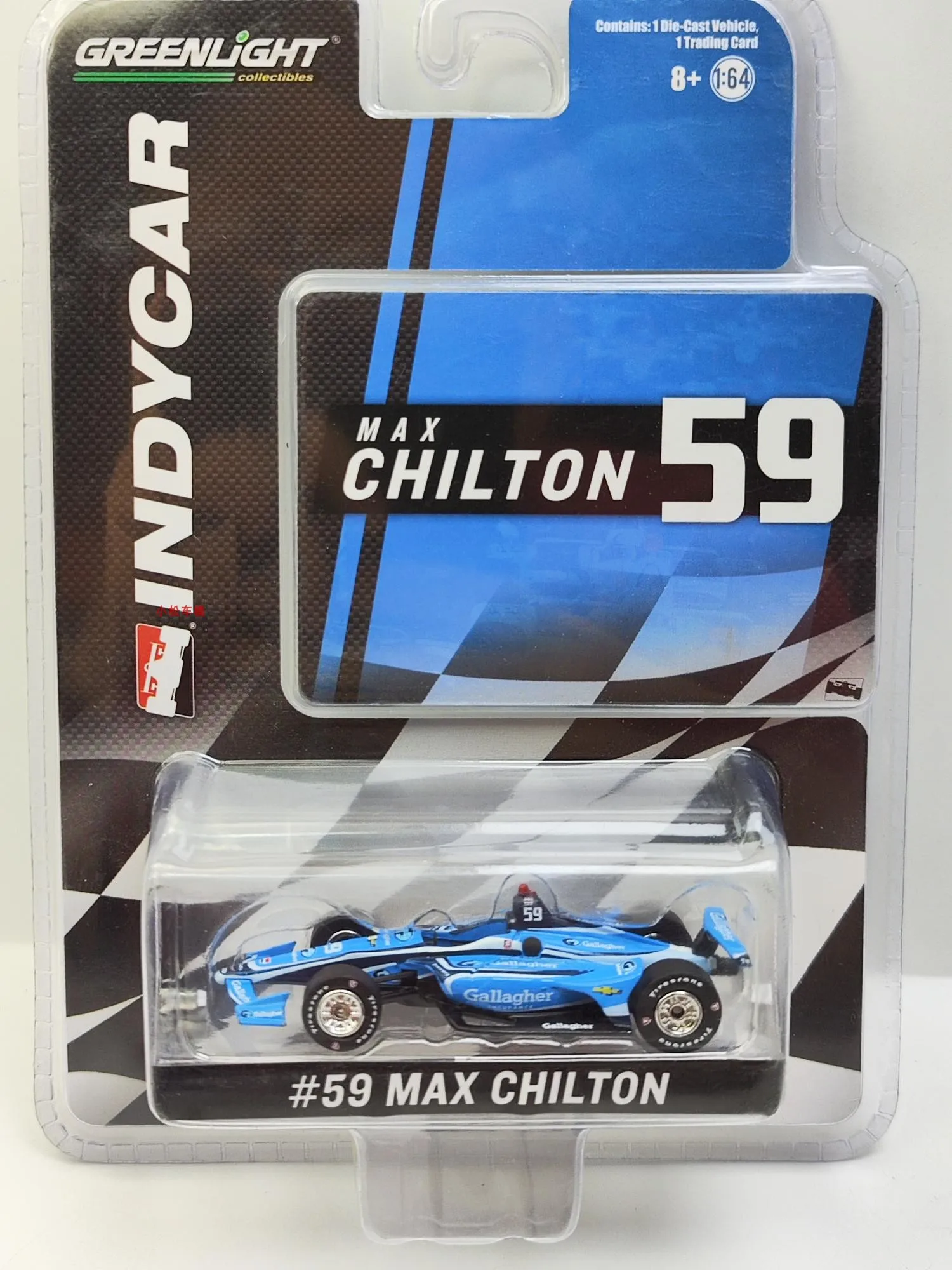 

Model 1:64 Indy Racing 2019 # 59 Max Chilton/Carlin, Gallagher Car Model
