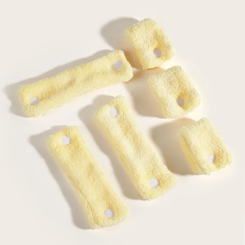 Soft Hair Rollers Heatless Hair Curlers 6pcs for Kids Thick Pillow Cloth No Hurt Roller Large Long for Sleep NightTime hair styling tool hair curling tools