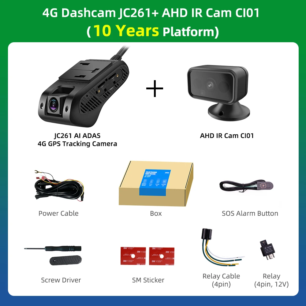 JIMIMAX JC261 4G ADAS GPS Dashcamera Wifi Hotspot 2 Live Stream