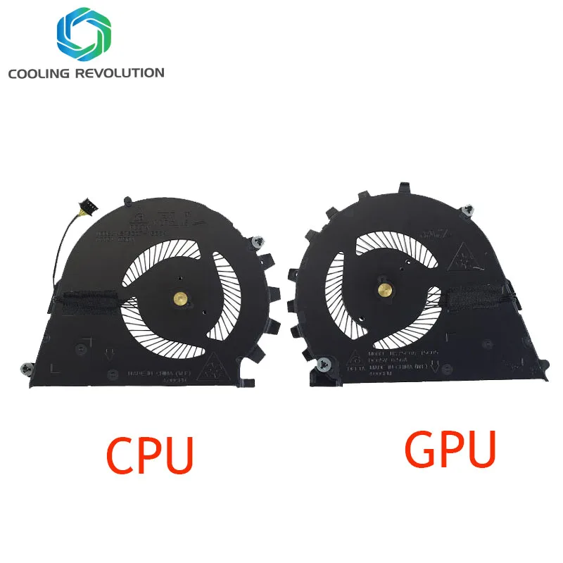 Ventilador de Refrigeração da Cpu Gpu do Portátil para o Estúdio 15 g3 g4 de hp Zbook Hstnn-c88c Hsn-c02c 840960001922945-001