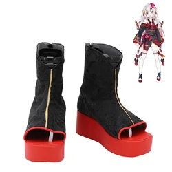 Hologram Live System Nakiri Ayame Shoes Cosplay Women Boots