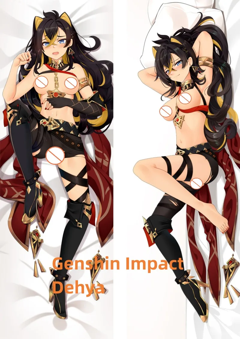 

Dakimakura Anime Pillow Case Genshin Impact Dehya Double-sided Print Of Life-size Body Pillowcase Gifts Can be Customized