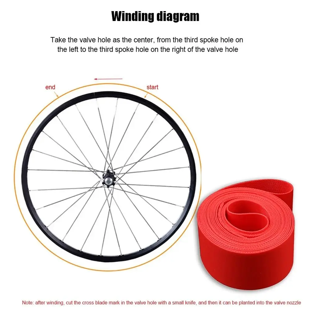 2PCS Pneumatico Della Bicicletta Liner Protezione Pad A Prova di