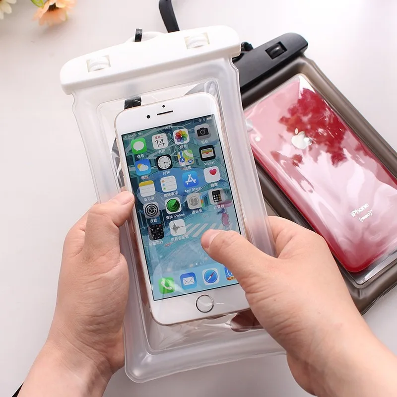 Air Bag Waterproof Bag for Swimming Underwater Photography Diving IPhone Water Proof Cover Suitable for 99% of Mobile Phones