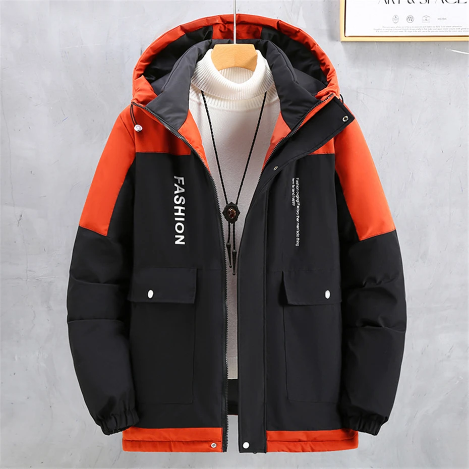 Description Picture 4 of itemCargo Parkas Men Winter Thick Windbreak Jacket Plus Size 10XL 11XL Fashion Casual Camping Jacket Coat Male Hooded Parkas