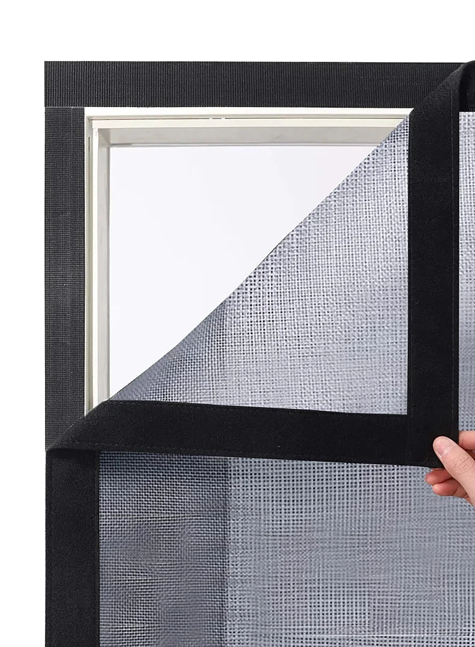 

Self-installed window screen mesh window anti-mosquito screen custom invisible self-adhesive mosquito net curtains mesh