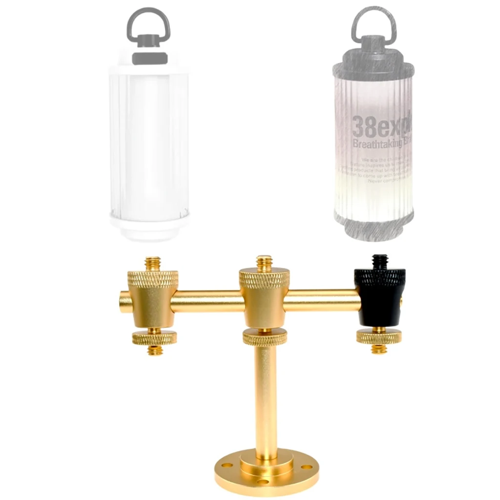 Camping Lamp Stand Detachable Light Pole Aluminum Alloy Outdoor Light Holder Lamp Hanger 1/4-20 Mount Tripod Adapter Holder light stand photographic light stand tripod mount adapter