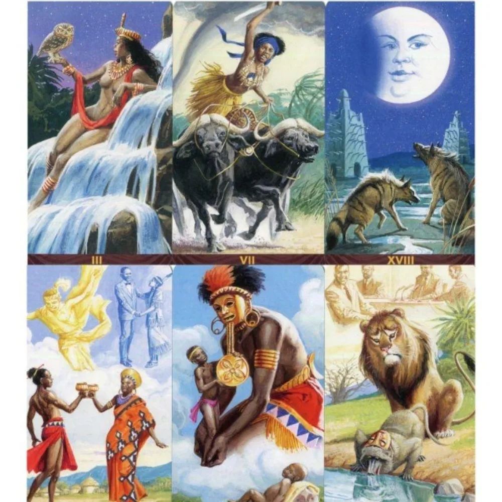 African High Priestess Tarot Deck: A Deep Dive into the Sacred Symbols of  African Mythology, image size:1000x1000