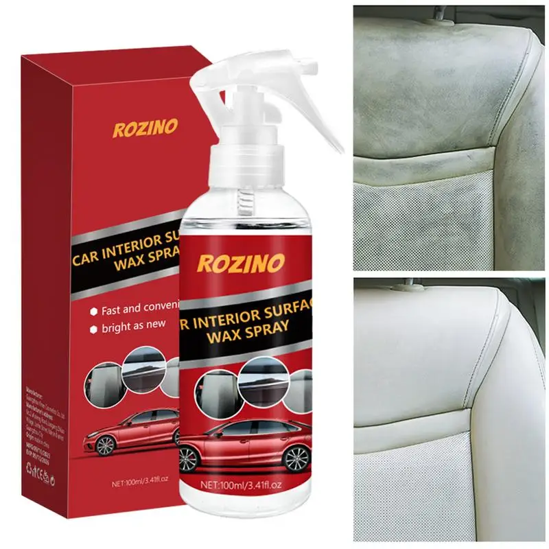 

100ml Car Leather Seat Cleaner auto Upholstery Restorer Protection Foam Spray Prevent agent with UV Protection auto accessories