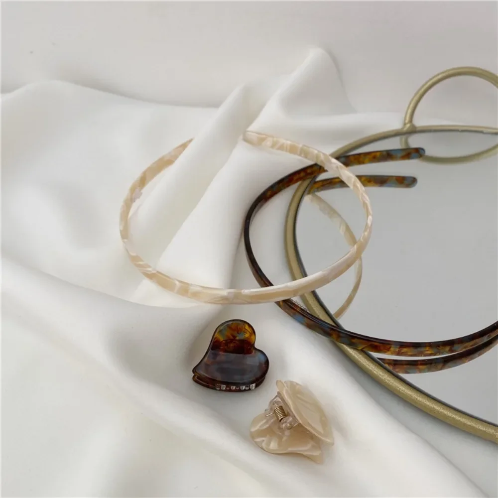 Geometric Acetate Hair Claws Large Leopard Hair Crabs Clip 머리핀 Clamps for Women Elegant Hollow Fan Shape Hair Accessories