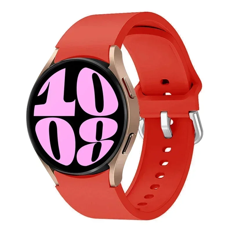 Sleek 20mm Silicone Watch Strap - Premium Wristband