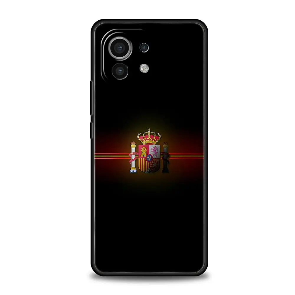 Soft Silicone Spain Flag Phone Case