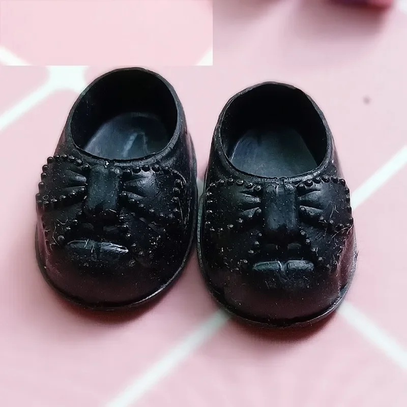 Doll Shoes doll shoes doll accessories 2.5CM Doll Shoes For 16cm BJD Dolls Cute Bow Pattern General-Purpose For 1/8 Body Doll PVC Shoes