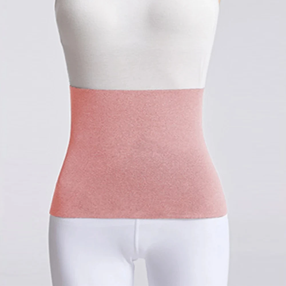 Lumbar Support Belt Waist Support Belt Cotton Cloth Elastic Cotton Thermal Waist Support High Elastic Warmer Winter Thermal Waist Support Inner Wear