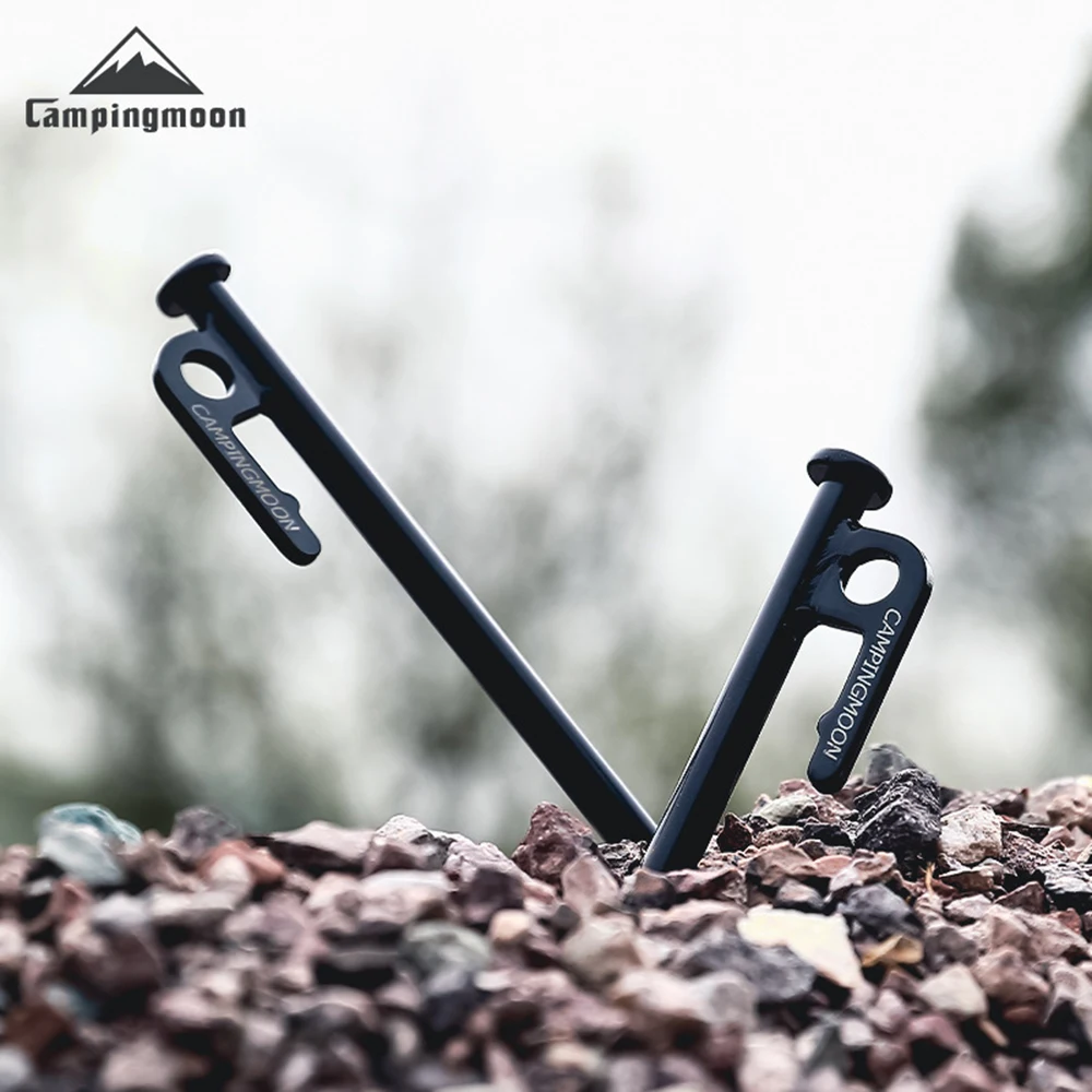 

15/20/25/30cm Tent Pegs Nails Camping Accessories Motorhome Hiking Outdoor Aluminium Beach Black Long Canopy Ground Nail