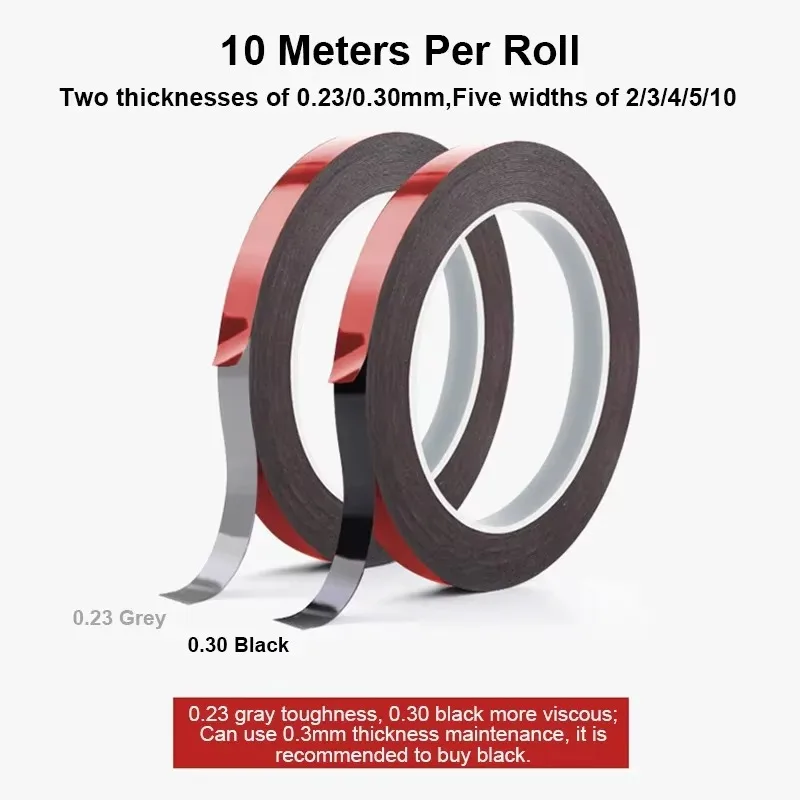 10M 내열성 휴대 전화 화면 뒷면 커버 iMac 전자 LCD 터치 스크린 수리를위한 양면 접착 테이프 씰링
