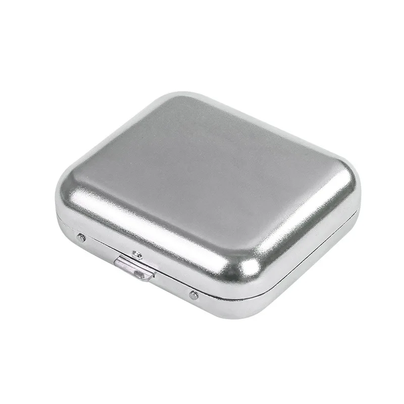Portable Stainless Steel Ashtray Fashion Mini Portable Pocket Cigarette Ashtray With Lids Outdoor Bar Hotel Home Travel Square Stainless Steel Ash Tray portable ashtray,stainless steel ashtray