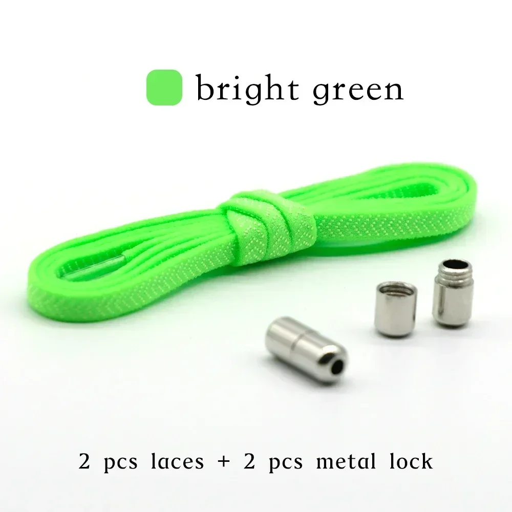 Elastic No-Tie Metal Lock Shoelaces – Quick and Easy Shoe Strings