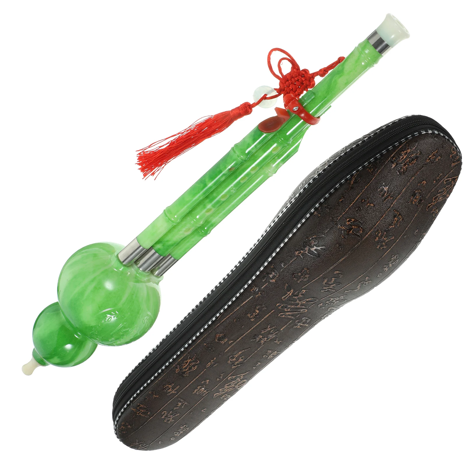 

Seven Hole Gourd Silk Musical Instruments Professional Hulusi Wind Cucurbit Flute Resin Bakelite Kids Child Chinese