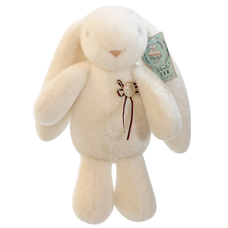 Cartoon Rabbit Plush Doll Kawaii Soft lop Plushies Stuffed Toys Real Bunny Doll Warm Bedroom Decor Birthday Gifts For Girls plush toys