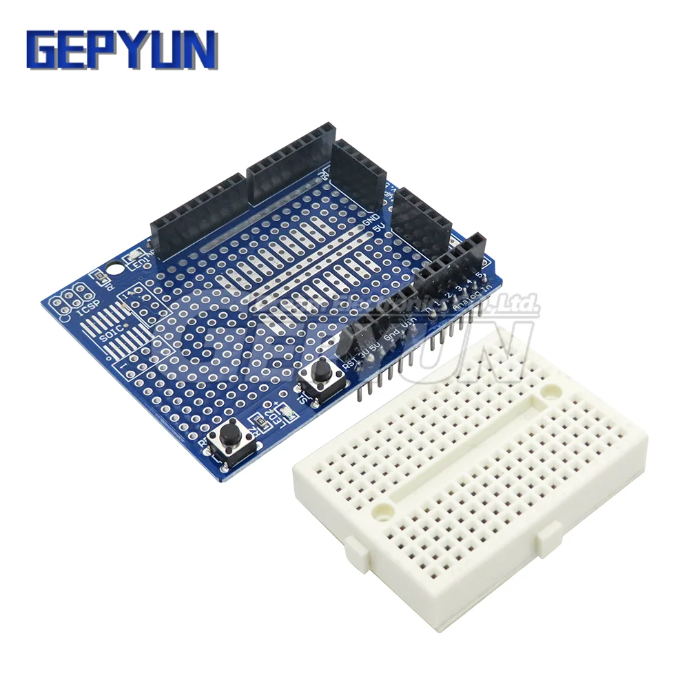 UNO-Proto-Shield-prototype-expansion-board-with-SYB-170-mini-bread ...