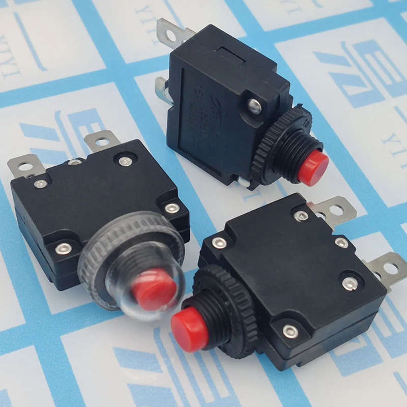 Circuit Breaker Thermal Switch Circuit Breaker Overload Protector 5A 6A 8A 10A 15A 20A Overload Switch Protector Fuse