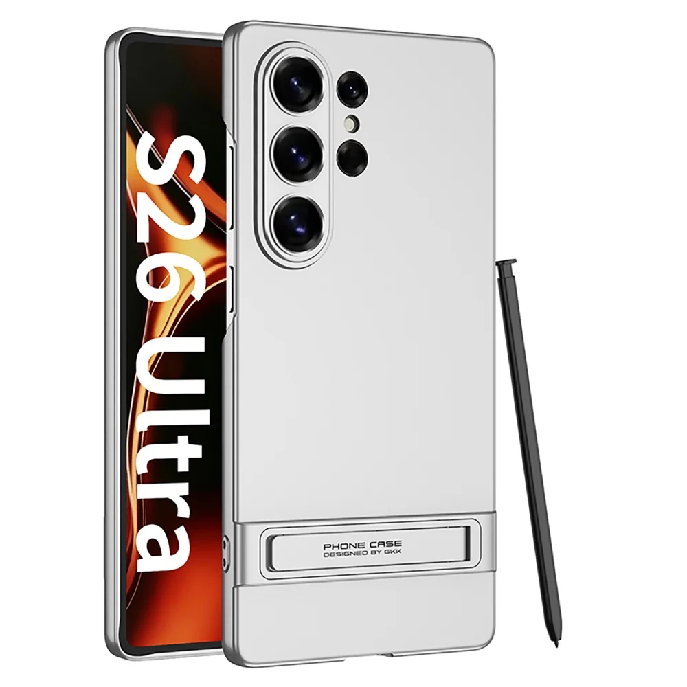 Ultra Thin Shockproof Invisible Fold Stand Phone Case with Hard Protection