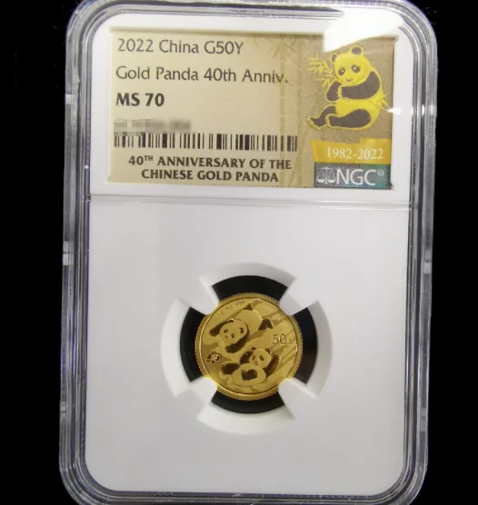 2022 Китай 3g Panda Gold Coin NGC MS70 |